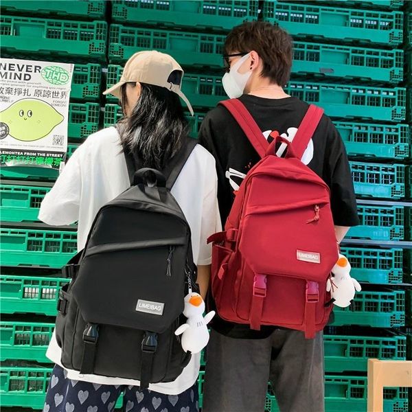 school bags fashion women's backpack solid color trends bag for boys girls nylon large capacity waterproof lapbackpacks scoolbags
school bags fashion women's backpack solid color trends bag for boys girls nylon large capacity waterproof lapbackpacks scoolbags