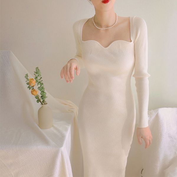 2021 new french retro style neck knitted dress temperament slim bottom bag hip design long skirt female lxo4, Black;gray
2021 new french retro style neck knitted dress temperament slim bottom bag hip design long skirt female lxo4, Black;gray