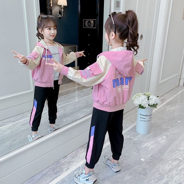 2021 spring new fall style outfits set for girls casual + pants 2 buns children clothes suits m2pg, White
2021 spring new fall style outfits set for girls casual + pants 2 buns children clothes suits m2pg, White