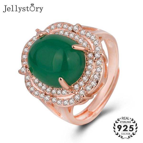 cluster rings jellystory vintage jasper ring 925 silver jewelry with 16*18mm oval shaped green chalcedony rose gold agate for women gifts, Golden;silver
cluster rings jellystory vintage jasper ring 925 silver jewelry with 16*18mm oval shaped green chalcedony rose gold agate for women gifts, Golden;silver