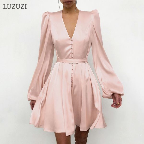 new spring vintage satin long sleeve woman 2021 elegant button a-line mini v-neck summer party vestido 85mj, Black;gray
new spring vintage satin long sleeve woman 2021 elegant button a-line mini v-neck summer party vestido 85mj, Black;gray
