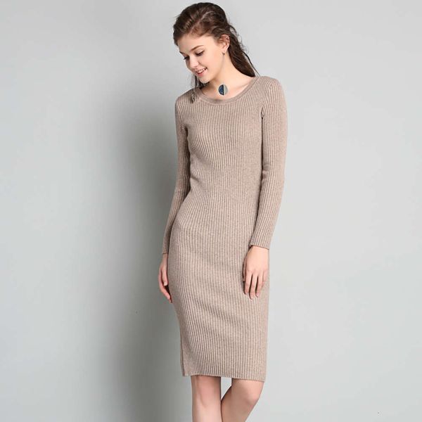 light luxury round autumn sweater and sleeve winter dress super women's neck knitted slim bottomed long skirt big size fashion, Black;gray
light luxury round autumn sweater and sleeve winter dress super women's neck knitted slim bottomed long skirt big size fashion, Black;gray