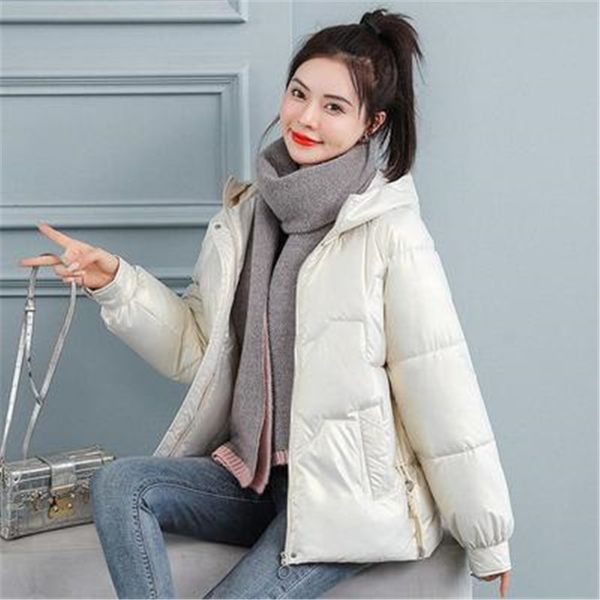 2021 new women's coats winter jacket fashion glossy hooded jackets parkas thick warm female cotton padded parka coat outwear, Black
2021 new women's coats winter jacket fashion glossy hooded jackets parkas thick warm female cotton padded parka coat outwear, Black