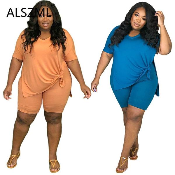 women's tracksuits solid color women set short sleeve casual sporty two 2 piece fashion outfit summer tracksuit, Gray
women's tracksuits solid color women set short sleeve casual sporty two 2 piece fashion outfit summer tracksuit, Gray