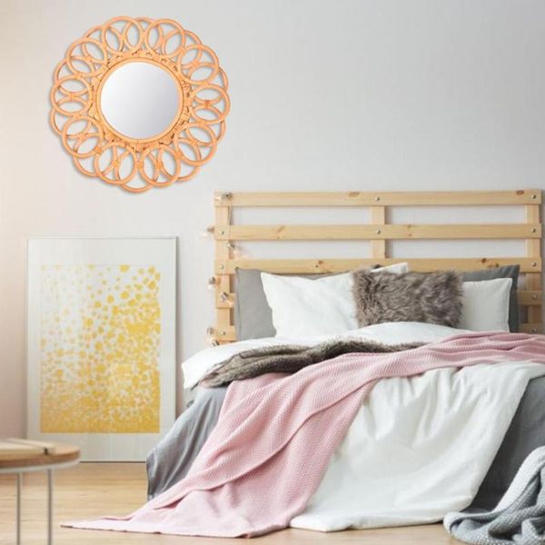 mirrors wall mirror nordic style handmade hanging decor for bathroom rattan wicker primary color
mirrors wall mirror nordic style handmade hanging decor for bathroom rattan wicker primary color