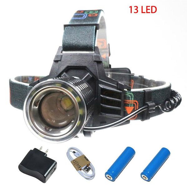 t6 +12 led headlamp rotating focus super bright fishing light light life waterproof
t6 +12 led headlamp rotating focus super bright fishing light light life waterproof