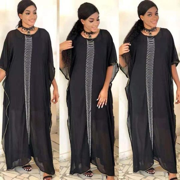 ethnic clothing african dresses for women elegant fashion loose short batwing sleeves inner dress set black and white, Red
ethnic clothing african dresses for women elegant fashion loose short batwing sleeves inner dress set black and white, Red
