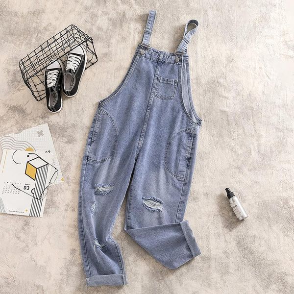 women's jeans denim jumpsuit women spring/autumn washed blue ripped ladies elegant trousers rompers casual
women's jeans denim jumpsuit women spring/autumn washed blue ripped ladies elegant trousers rompers casual
