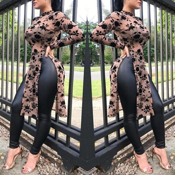 women's blouses & shirts bigsweety women floral printing tight blouse side split long sleeve shirt ladies streetwear camiseta mujer, White
women's blouses & shirts bigsweety women floral printing tight blouse side split long sleeve shirt ladies streetwear camiseta mujer, White