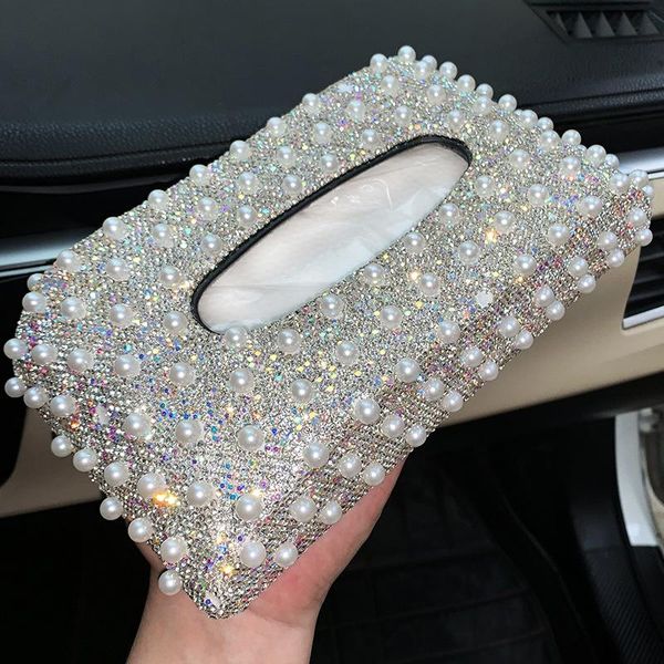 tissue boxes & napkins sparkling pearl rhinestone napkin holder home car styling bling leather box for luxury girl accessories
tissue boxes & napkins sparkling pearl rhinestone napkin holder home car styling bling leather box for luxury girl accessories