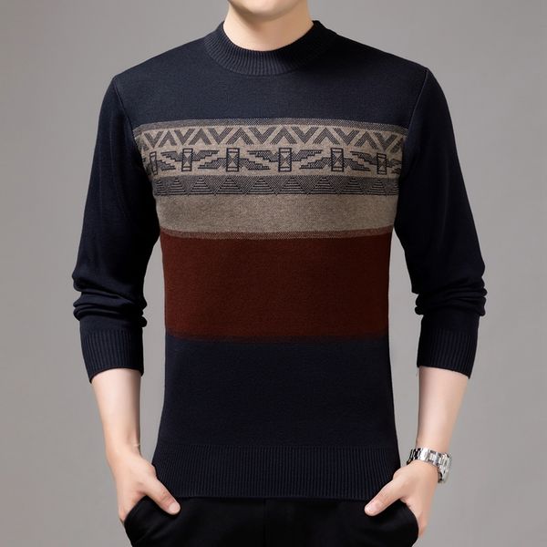 classic printed knitting pullover for men autumn color contrast mens base sweater -3xl brand winter casual men clothing, White;black
classic printed knitting pullover for men autumn color contrast mens base sweater -3xl brand winter casual men clothing, White;black