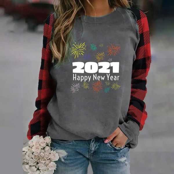 women's hoodies & sweatshirts s-3xl happy year printed long-sleeved o-neck sweatershirt 2021 autumn winter ladies fashion blouse haut, Black
women's hoodies & sweatshirts s-3xl happy year printed long-sleeved o-neck sweatershirt 2021 autumn winter ladies fashion blouse haut, Black