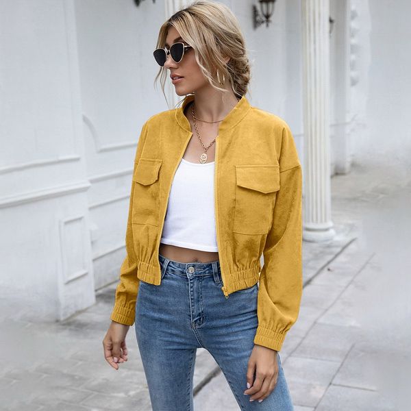 women cropped jacket boyfriend style oversized crop pilot jackets vintage long sleeve short casual coat bomber jacket, Tan;black
women cropped jacket boyfriend style oversized crop pilot jackets vintage long sleeve short casual coat bomber jacket, Tan;black