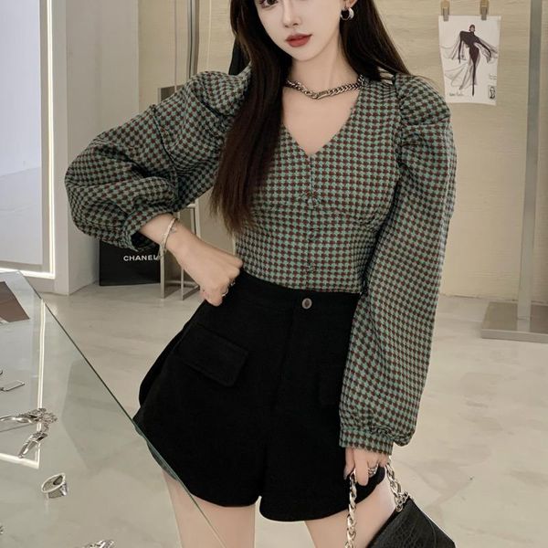 women's tracksuits casual fashion two piece sets women v-neck bubble sleeve short shirt + high waist thin meat covering shorts sweet su, Gray
women's tracksuits casual fashion two piece sets women v-neck bubble sleeve short shirt + high waist thin meat covering shorts sweet su, Gray
