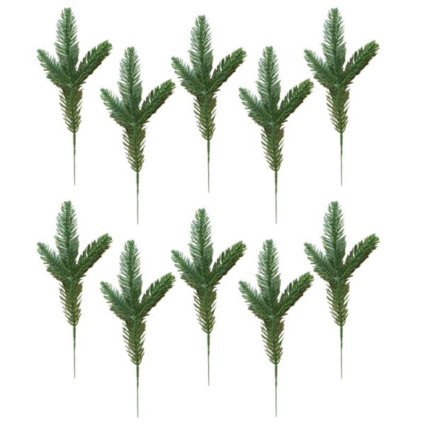 10 pcs artificial pine branches simulated plant christmas decoration diy home furnishings christmas tree (green)
10 pcs artificial pine branches simulated plant christmas decoration diy home furnishings christmas tree (green)
