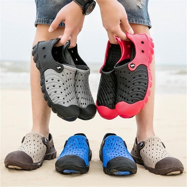 slippers 2021 men beach garden shoes summer home outdoor sandals swimming flat non-slip sandal breathable slides hollow holes s, Black
slippers 2021 men beach garden shoes summer home outdoor sandals swimming flat non-slip sandal breathable slides hollow holes s, Black