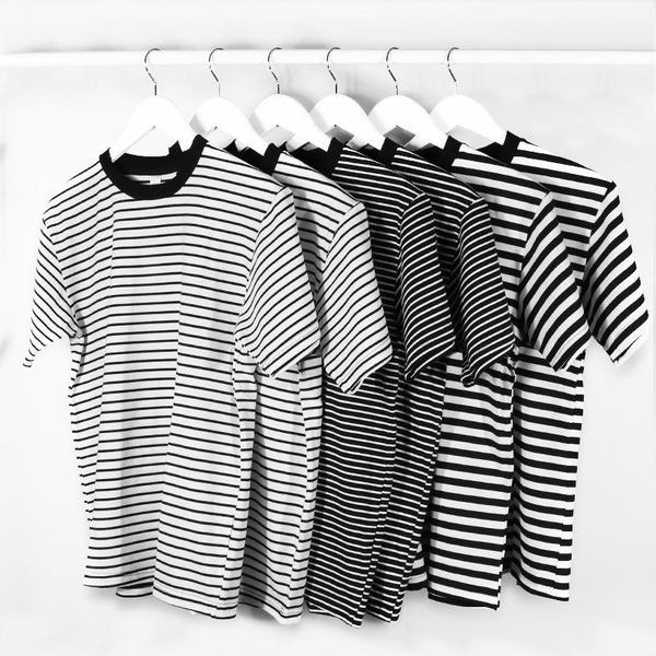 men's t-shirts retro nostalgic striped t-shirt and women's short-sleeved combed cotton loose half-sleeved round neck sea soul shir, White;black
men's t-shirts retro nostalgic striped t-shirt and women's short-sleeved combed cotton loose half-sleeved round neck sea soul shir, White;black