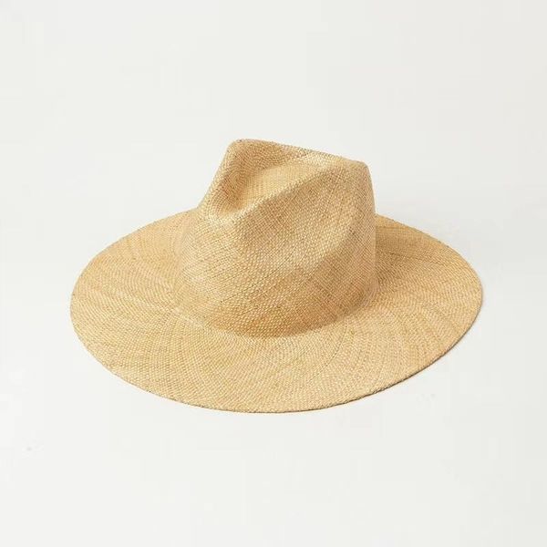 2021 new wholesale fashion precious grass beach for women summer panama hats ladies church hat vacation sun caps 8.5 brim 1lqj, Blue;gray 
2021 new wholesale fashion precious grass beach for women summer panama hats ladies church hat vacation sun caps 8.5 brim 1lqj, Blue;gray