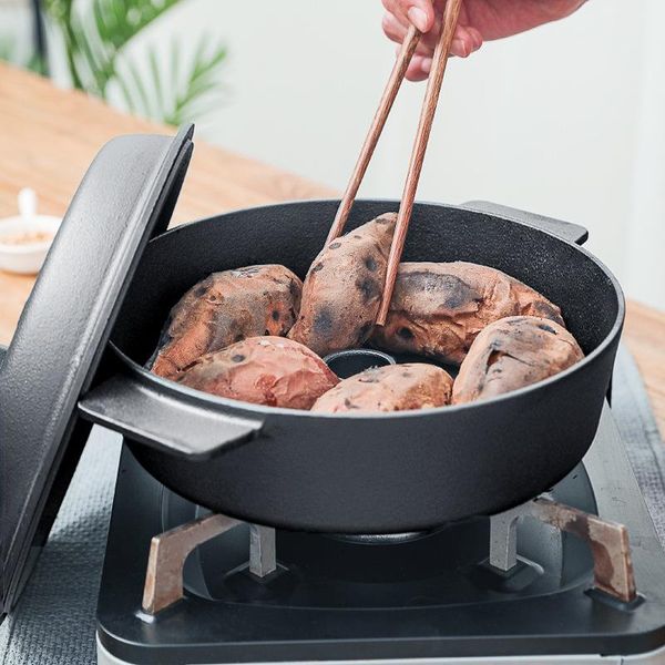 pans thickened cast iron roasted sweet potato pot household potatoes and corn cookware
pans thickened cast iron roasted sweet potato pot household potatoes and corn cookware