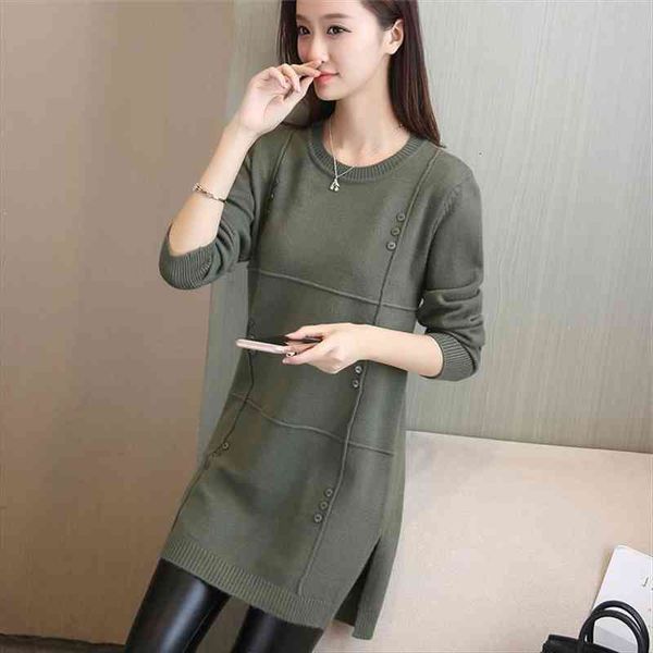 autumn winter women solid pullover womens sweater knitwear o-neck long-sleeve medium-length female clothes ns4681, White;black
autumn winter women solid pullover womens sweater knitwear o-neck long-sleeve medium-length female clothes ns4681, White;black