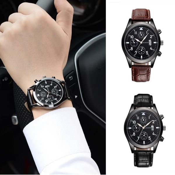 wristwatches mens watch 2021 men luxury stainless steel quartz military sport leather band dial wrist men's belt 22, Slivery;brown
wristwatches mens watch 2021 men luxury stainless steel quartz military sport leather band dial wrist men's belt 22, Slivery;brown