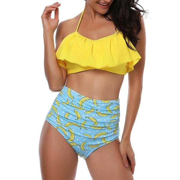 high waist split swimsuit korean split swimsuit yellow high waist european and american style bikini
high waist split swimsuit korean split swimsuit yellow high waist european and american style bikini