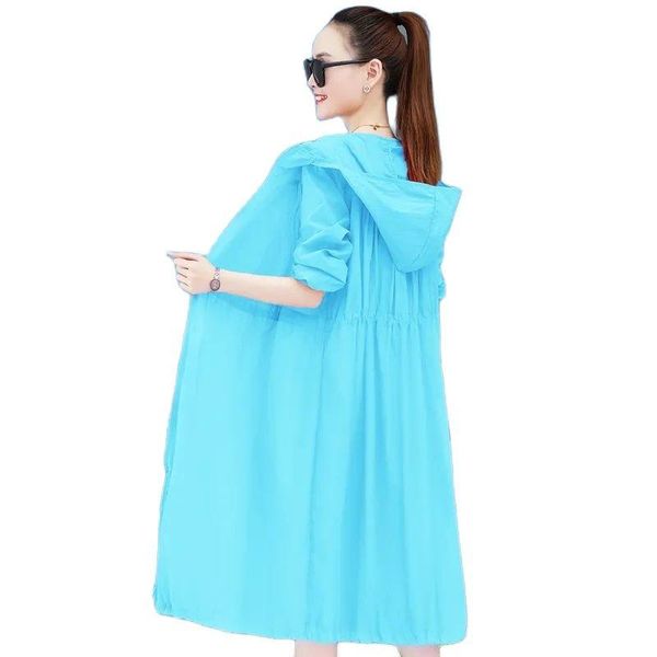 women's jackets sun protection clothing 2021 mid long receive waist all-match sleeve zip hood summer sunscreen clothes ins tide, Black;brown
women's jackets sun protection clothing 2021 mid long receive waist all-match sleeve zip hood summer sunscreen clothes ins tide, Black;brown