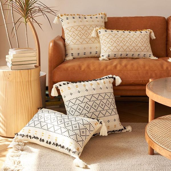 pillow boho style cushion cover plush with tassels cute circle moroccan a macrame home sofa decorative drop shippng
pillow boho style cushion cover plush with tassels cute circle moroccan a macrame home sofa decorative drop shippng