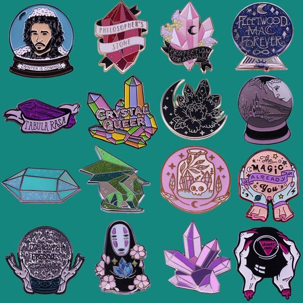 pins, brooches protection from assholes enamel pins brooch collecting magic crystal ball lapel badges fashion jewelry gifts adorn backpack h, Gray
pins, brooches protection from assholes enamel pins brooch collecting magic crystal ball lapel badges fashion jewelry gifts adorn backpack h, Gray