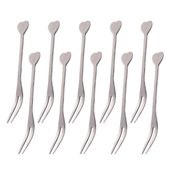 forks 10pcs stainless steel fruit fork heart shape picks party supplies for el ktv bar
forks 10pcs stainless steel fruit fork heart shape picks party supplies for el ktv bar