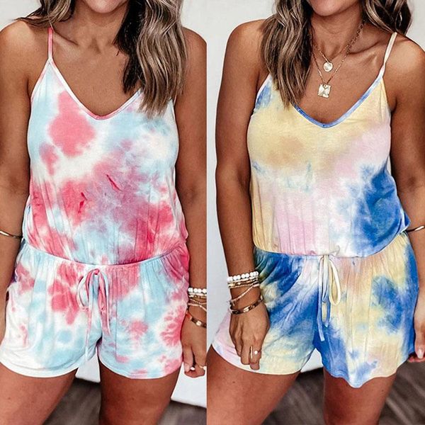 women's jumpsuits & rompers tie dye print playsuit women summer sleeveless shorts womens jumpsuit outfit, Black;white
women's jumpsuits & rompers tie dye print playsuit women summer sleeveless shorts womens jumpsuit outfit, Black;white