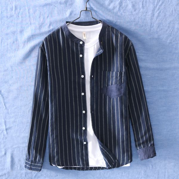 2021 new arrival long-sleeved brand linen men stripes white spring mens shirt casual fashion breathable shirts male chemise xqzg, White;black
2021 new arrival long-sleeved brand linen men stripes white spring mens shirt casual fashion breathable shirts male chemise xqzg, White;black