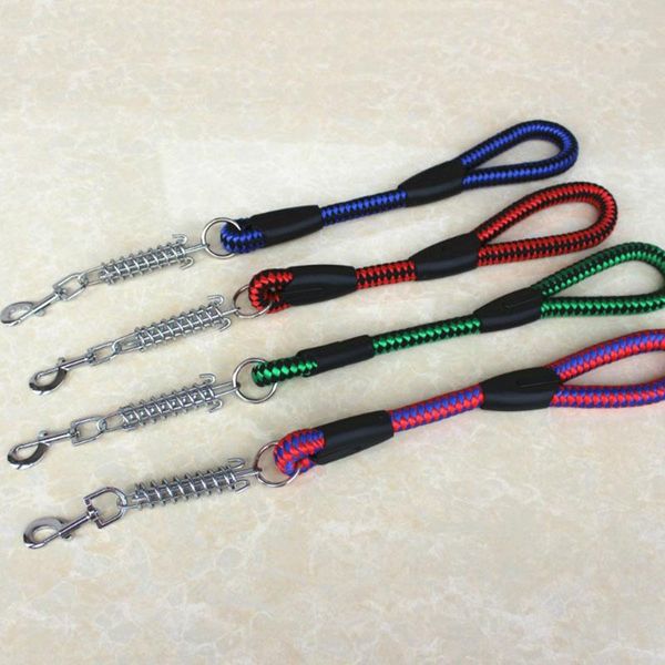 dog collars & leashes hand protection nylon leash super strong collar for medium large dogs with spring 60cm anti pull pet accessories
dog collars & leashes hand protection nylon leash super strong collar for medium large dogs with spring 60cm anti pull pet accessories