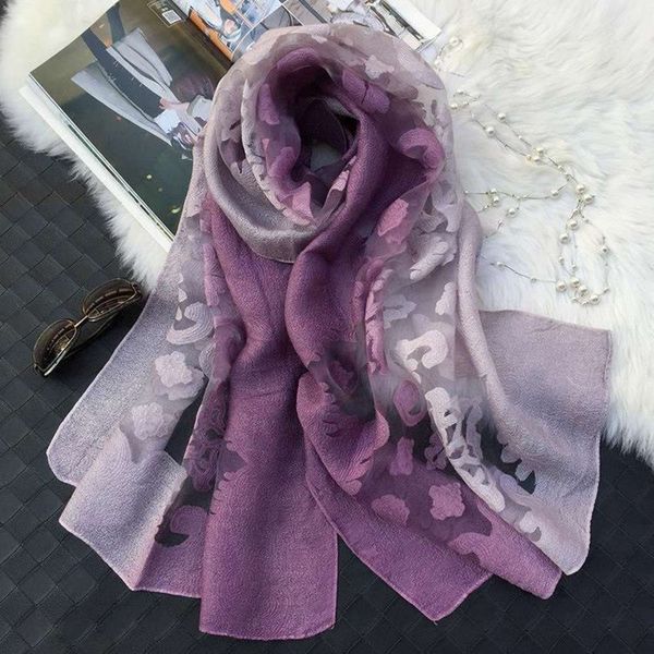 designer new versatile fashion two-color gradient organza lace scarf women's shawl long multi-purpose, Blue;black
designer new versatile fashion two-color gradient organza lace scarf women's shawl long multi-purpose, Blue;black