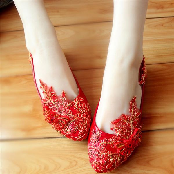 dress shoes women pumps wedding red lace flower fashion crystal ladies bridal slip on embroider handmade footwear, Black
dress shoes women pumps wedding red lace flower fashion crystal ladies bridal slip on embroider handmade footwear, Black