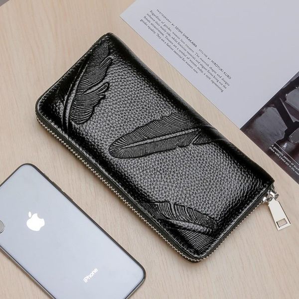 wallets genuine leather men wallet cowhide cartera clutch bag purses zipper long money portafoglio uomo for, Red;black
wallets genuine leather men wallet cowhide cartera clutch bag purses zipper long money portafoglio uomo for, Red;black
