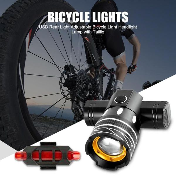 durable bicycle lights delicate design usb rechargeable headlight waterproof 3 mode led bike lamp cycling taillight
durable bicycle lights delicate design usb rechargeable headlight waterproof 3 mode led bike lamp cycling taillight