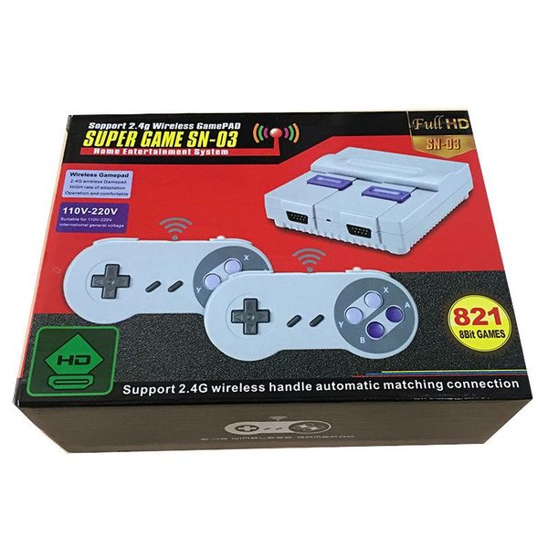 sn-03 821games retro for snes with 2 wireless gamepad controller hd tv out super kids gift portable players game
sn-03 821games retro for snes with 2 wireless gamepad controller hd tv out super kids gift portable players game