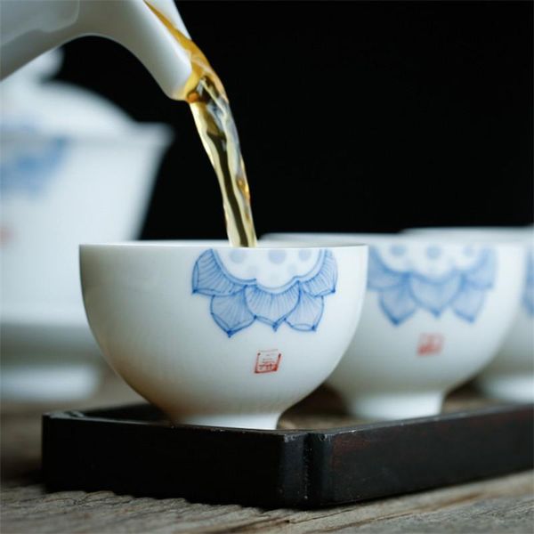 cups & saucers porcelain hand painted lotus teacups creative master cup handmade tea ceremony accessories traditional chinese drinkw
cups & saucers porcelain hand painted lotus teacups creative master cup handmade tea ceremony accessories traditional chinese drinkw