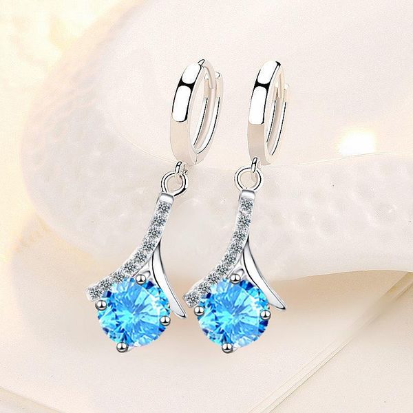 hoop & huggie kofsac trendy 925 sterling silver earrings for women wedding elegant blue zircon geometry earring jewelry female daily wear, Golden;silver
hoop & huggie kofsac trendy 925 sterling silver earrings for women wedding elegant blue zircon geometry earring jewelry female daily wear, Golden;silver