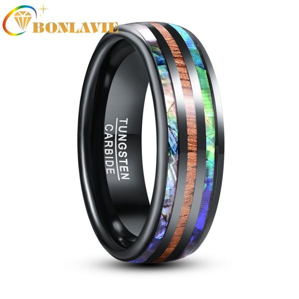 wedding rings bonlavie 8mm electric black inlaid abalone shell wood grain dome tungsten carbide men ring engagement jewelry wholesale, Slivery;golden
wedding rings bonlavie 8mm electric black inlaid abalone shell wood grain dome tungsten carbide men ring engagement jewelry wholesale, Slivery;golden