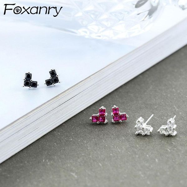stud foxanry prevent allergy 925 sterling silver earrings for women trendy elegant love heart zircon bride jewelry girl gift, Golden;silver
stud foxanry prevent allergy 925 sterling silver earrings for women trendy elegant love heart zircon bride jewelry girl gift, Golden;silver