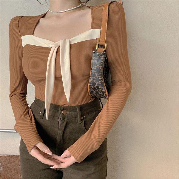 2021 new 2 colors autumn korean french style knit long sleeve t-shirts womens vintage tee shirt femme women crop (r99457) lway, White
2021 new 2 colors autumn korean french style knit long sleeve t-shirts womens vintage tee shirt femme women crop (r99457) lway, White