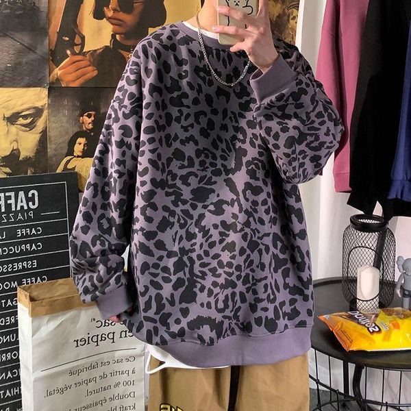 men's hoodies & sweatshirts 2021 plus sweatshirt men harajuku oversize hoodie hip hop streetwear leopard print male clothing, Black
men's hoodies & sweatshirts 2021 plus sweatshirt men harajuku oversize hoodie hip hop streetwear leopard print male clothing, Black