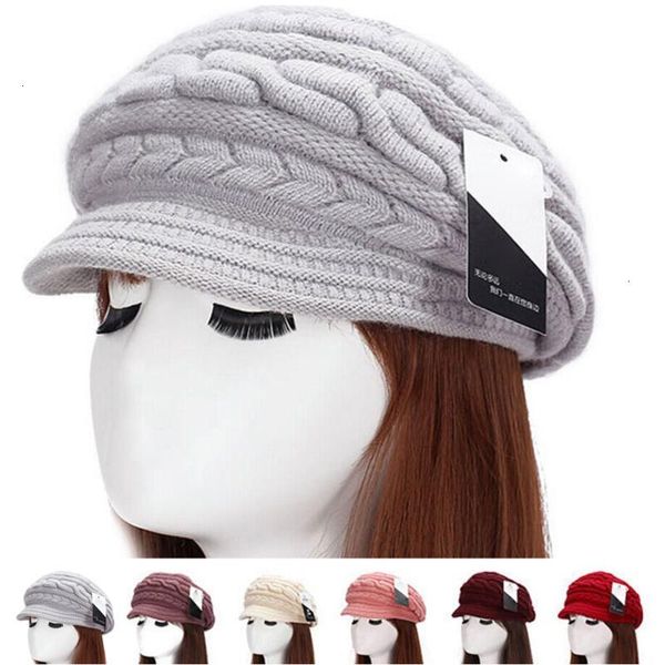 autumn and winter wool knitted hat ladies fashion warm woolen hat thick earmuff -mx8, Blue;gray
autumn and winter wool knitted hat ladies fashion warm woolen hat thick earmuff -mx8, Blue;gray