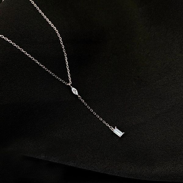 pendant necklaces fashion tassel necklace for women square chain cz short clavicle female girls gift jewelry m4, Silver
pendant necklaces fashion tassel necklace for women square chain cz short clavicle female girls gift jewelry m4, Silver