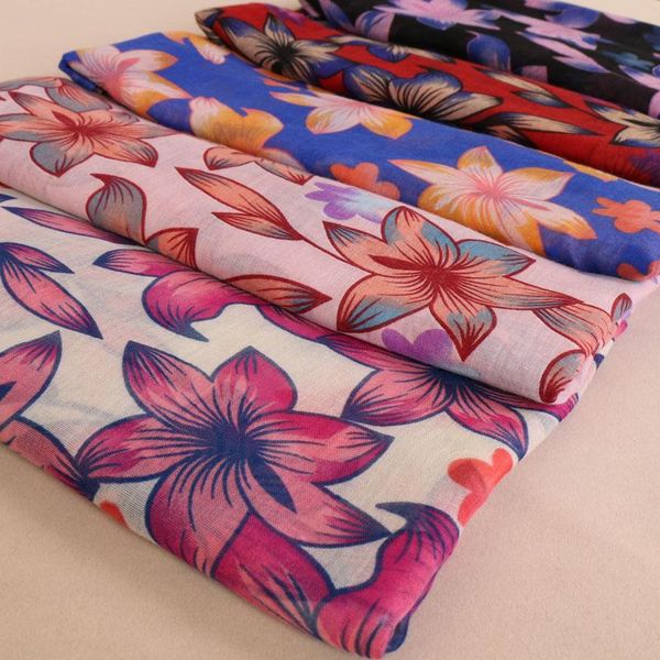 scarves flower series scarf fashion retro balinese bauhinia long four seasons floral decorate travel women, Blue;gray
scarves flower series scarf fashion retro balinese bauhinia long four seasons floral decorate travel women, Blue;gray