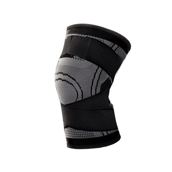 1pc knee support professional protectives sports knee pad breathable bandage black+grey m, Black;gray
1pc knee support professional protectives sports knee pad breathable bandage black+grey m, Black;gray