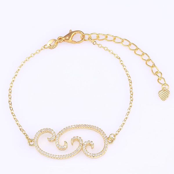 charm bracelets juya simple design gold/rose gold colors geometric connector micro pave zircon bracelet&bangle fit women jewelry making, Golden;silver
charm bracelets juya simple design gold/rose gold colors geometric connector micro pave zircon bracelet&bangle fit women jewelry making, Golden;silver