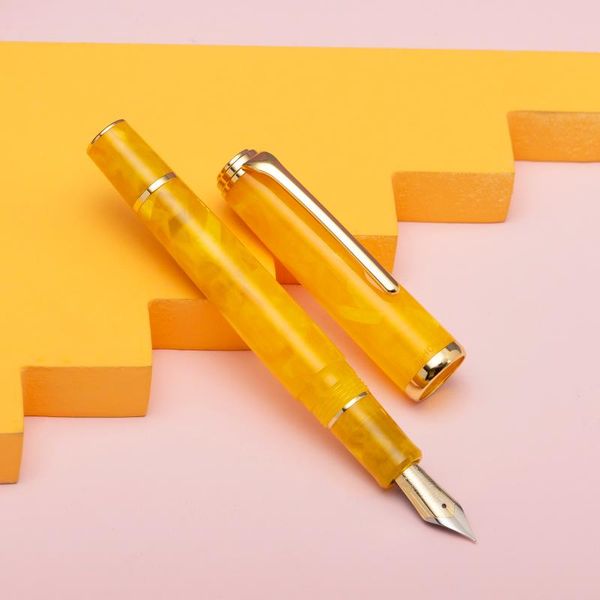 fountain pens hongdian n1 retro acrylic resin pen nebula series ef nib orange office with converter writing business gift
fountain pens hongdian n1 retro acrylic resin pen nebula series ef nib orange office with converter writing business gift